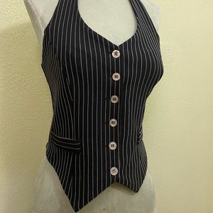 Pinstripe vest